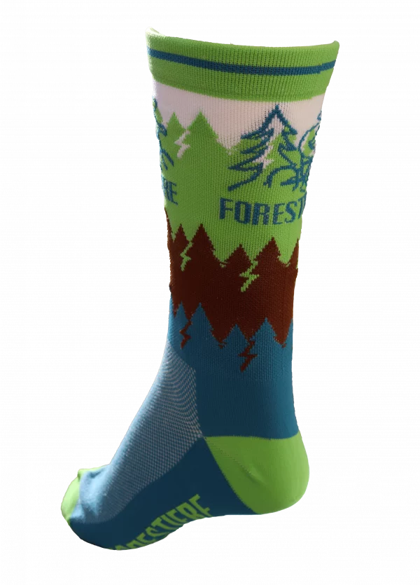 Chaussettes Forestière VTT 2022 avec sapins – Image 3