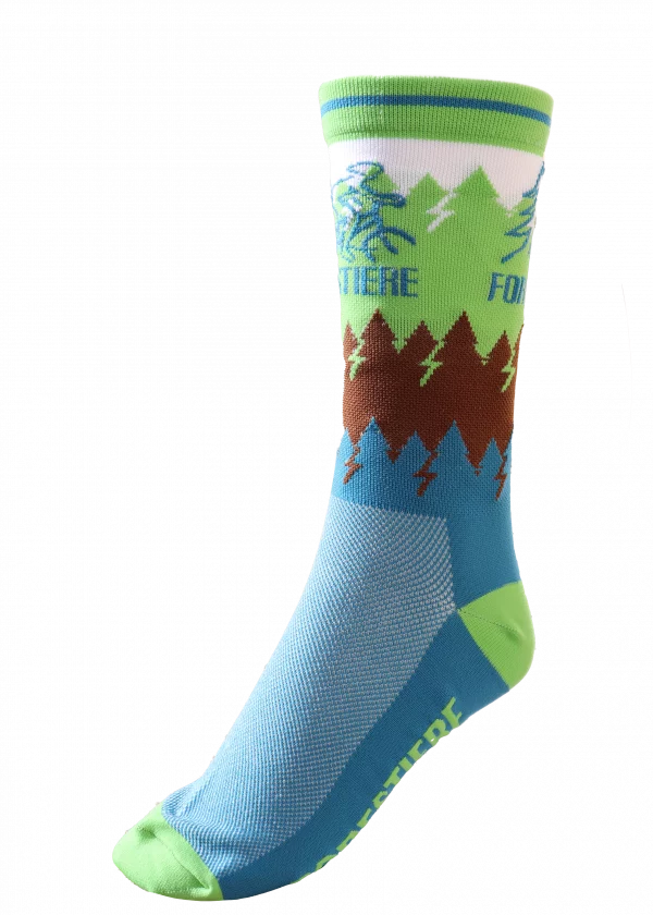 Chaussettes Forestière VTT 2022 avec sapins – Image 2